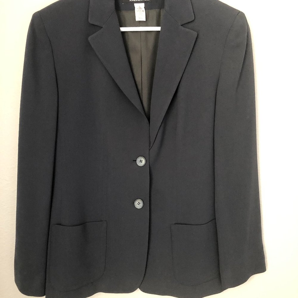 Jones New York Navy Jacket and Skirt